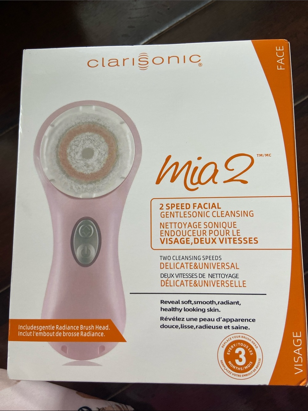 Clarisonic Mia 2 Facial Cleansing Brush - Light Pink